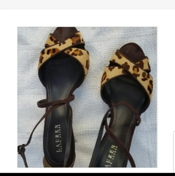 Lauren Ralph Lauren animal print sandals‎ 9.5 - Picture 11 of 12